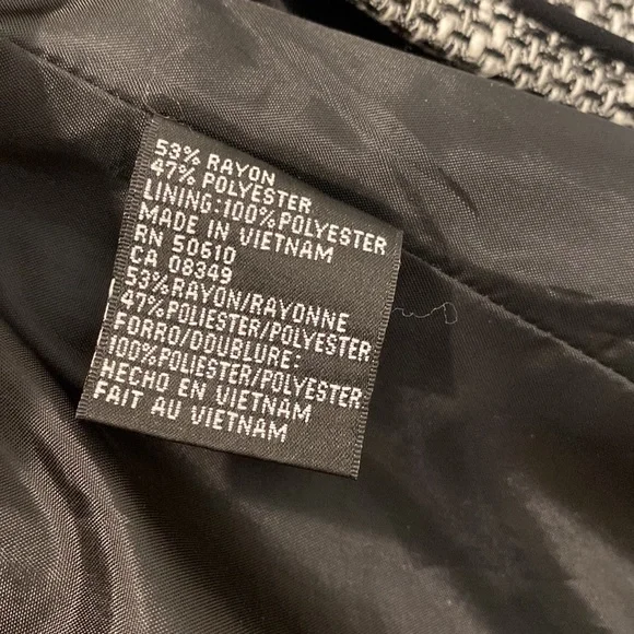 Kasper Textured Lined Womens Blazer - Picture 9 of 10